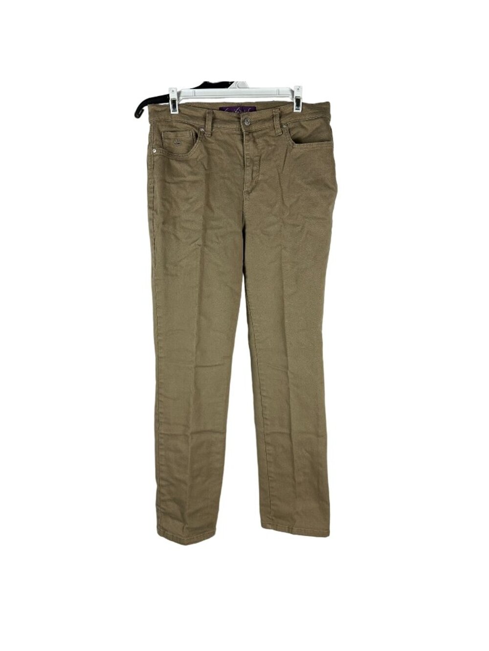 Gloria Vanderbilt Amanda Stretch Khaki Pants Petite Women’s Size 10P Average Fit